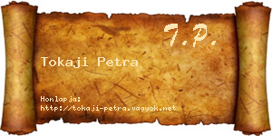 Tokaji Petra névjegykártya